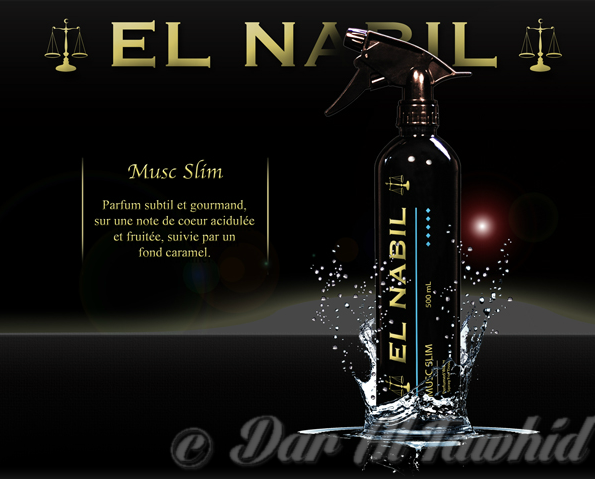 Spray parfumee desodorisant musc slim