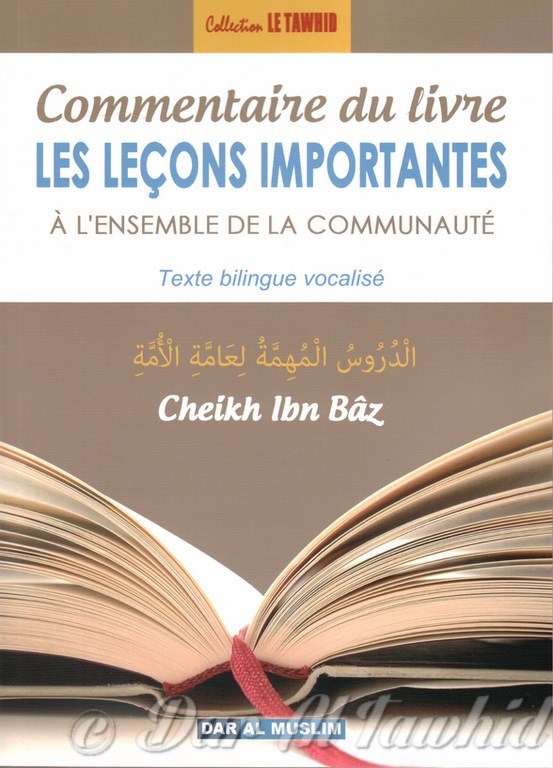 Commentaire du livre leçons importantes