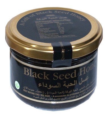 Miel Pur à la graine de nigelle (habba Sawda) 300gr