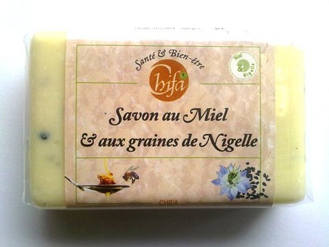 savon au miel & aux graine de nigelle