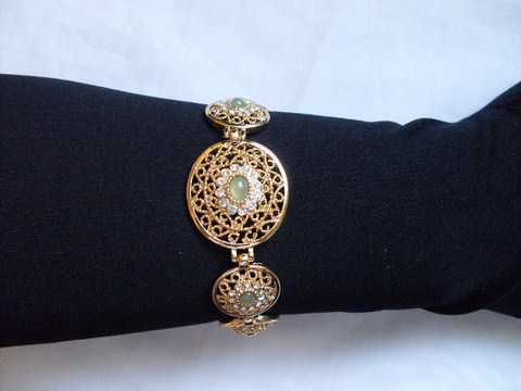 parure  collier, bague, bracelet, 3 pieces