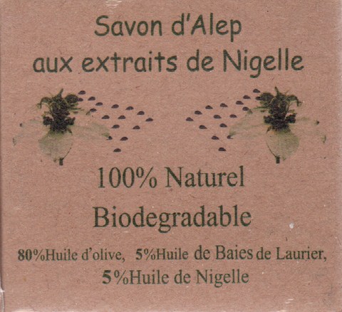 Savon d'Alep Aux Extraits De Nigelle