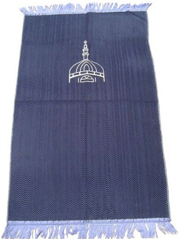 tapis de priere bleu 