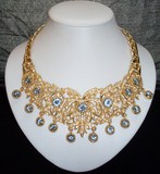 parure  collier, bague, bracelet, 3 pieces